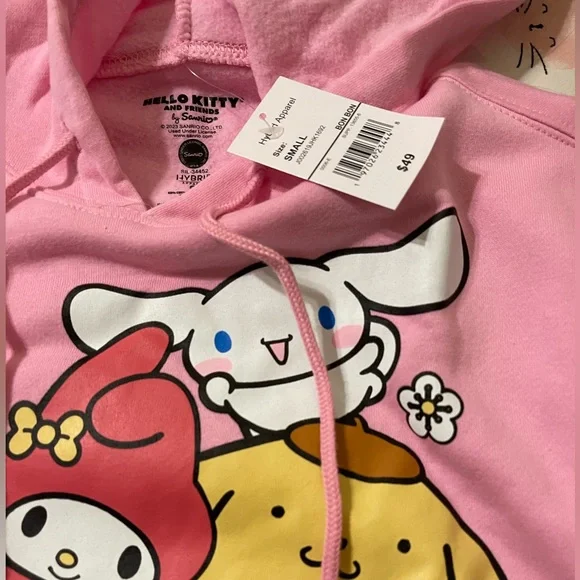 Sanrio Hello Kitty Hoodie Hooded Sweatshirt - Picture 2 of 3